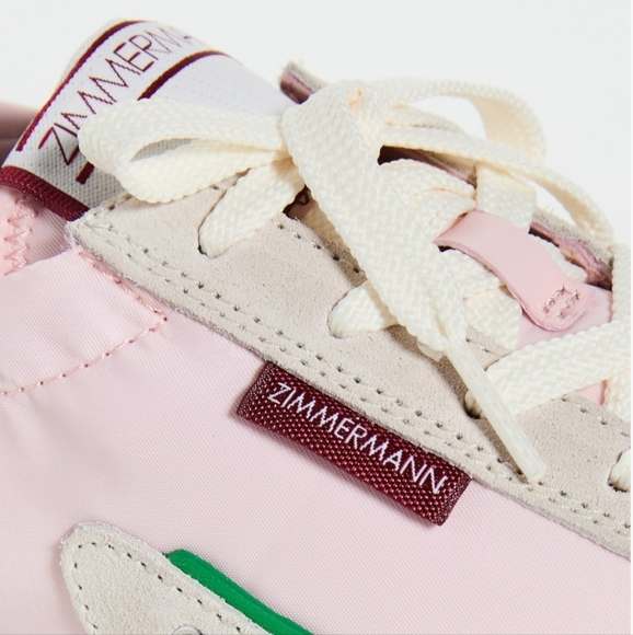 Zimmerman Pink Green Sneakers NWT Sz EU 40 US 10 - Picture 3 of 9